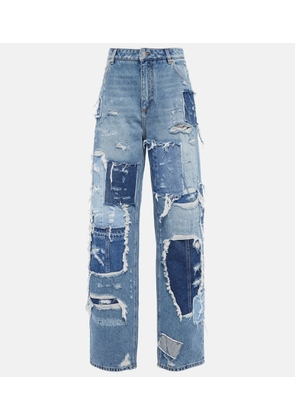 Dolce&Gabbana Patchwork wide-leg jeans