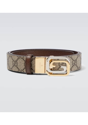 Gucci Interlocking G canvas belt