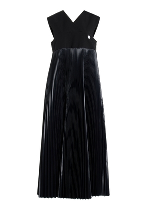 Moncler Genius - 4 Moncler Hyke Plisse Maxi Dress - Black - IT 40 - Moda Operandi