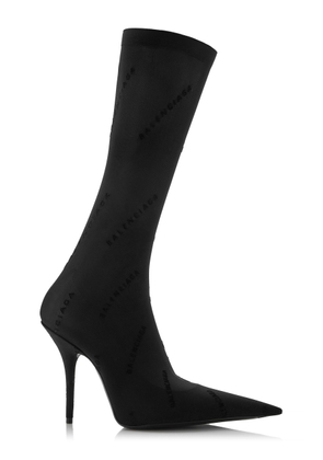 Balenciaga - Naked Knife Knit Ankle Boots - Black - IT 37 - Moda Operandi