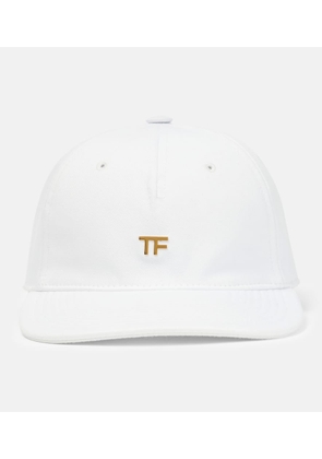 Tom Ford Logo cotton canvas baseball cap