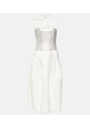 Jacques Wei Sequined midi dress