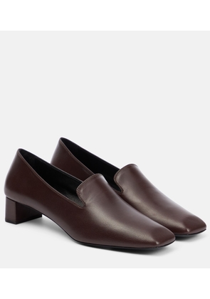 The Row Margaret leather loafers