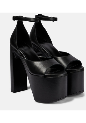 Balenciaga Camden leather platform sandals