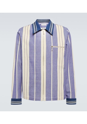 Wales Bonner Atlantic striped cotton twill jacket