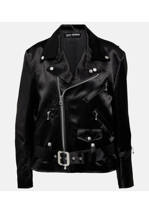 Junya Watanabe Faux leather biker jacket