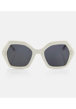 Isabel Marant Ely hexagonal sunglasses