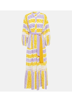 Diane von Furstenberg Embroidered cotton maxi dress