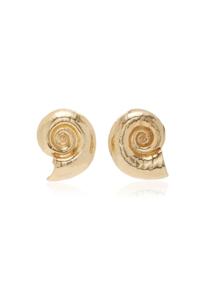 Ben-Amun - 24K Gold-Plated Shell Earrings - Gold - OS - Best Seller - Moda Operandi - Gifts For Her
