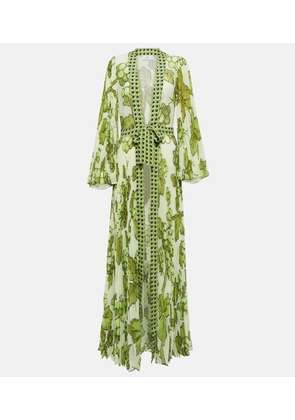 Etro Pleated georgette beach cover-up