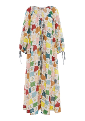 ALÉMAIS - Everly Silk-Cotton Pool Dress - Multi - AU 8 - Moda Operandi