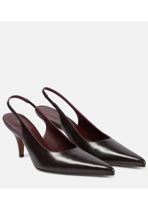 The Row Sling Point leather pumps