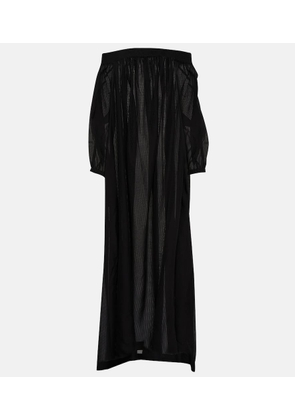 Alaïa Off-shoulder maxi dress