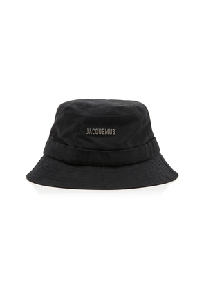 Jacquemus - Le Bob Gadjo Cotton Bucket Hat - Black - EU 56 - Moda Operandi