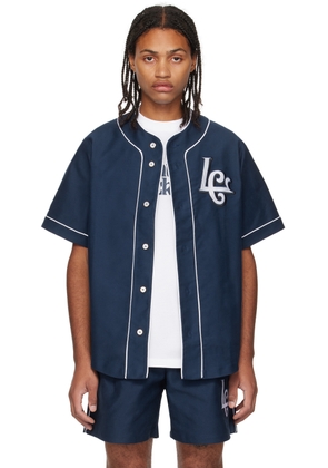 Late Checkout Navy Baseball Shirt