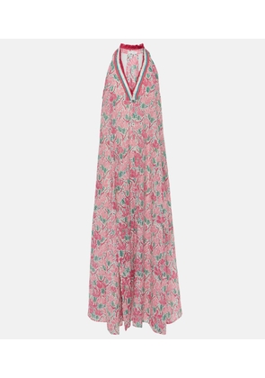 Poupette St Barth Nava floral cotton maxi dress