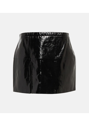 Stouls Franny patent leather miniskirt