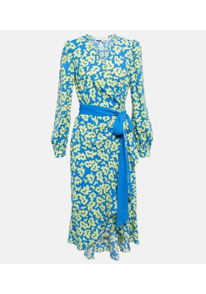 Diane von Furstenberg Printed tie-waist midi dress