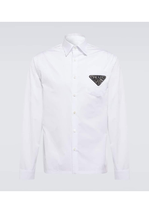 Prada Logo cotton shirt
