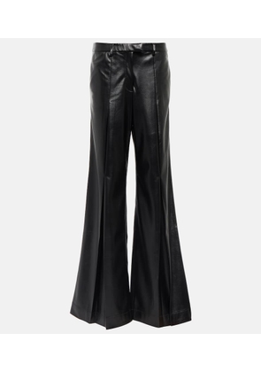 Aya Muse Vortico low-rise wide-leg faux leather pants