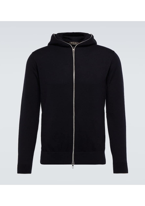 Loro Piana Cashmere and cotton hooded jacket