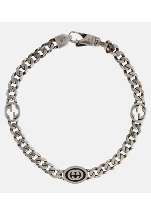 Gucci GG sterling silver chain-link bracelet
