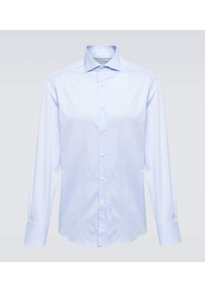 Brunello Cucinelli Slim cotton twill shirt
