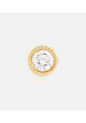 Maria Tash 18kt gold and diamond earring