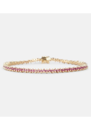 Suzanne Kalan 18kt yellow gold bracelet with sapphires