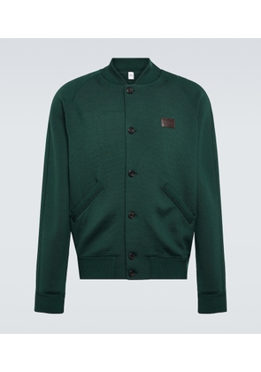 Berluti Scritto wool-blend varsity jacket