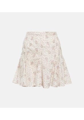 Polo Ralph Lauren Floral cotton miniskirt