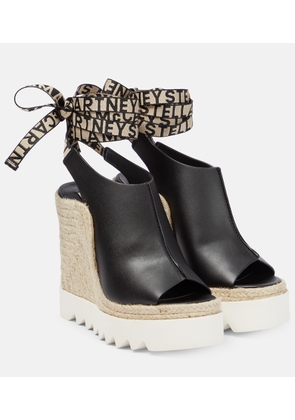 Stella McCartney Gaia faux leather espadrille sandals