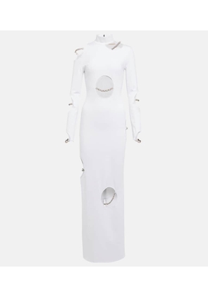 Christopher Kane Embellished cutout maxi dress
