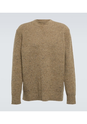 Maison Margiela Wool and cashmere-blend knit top