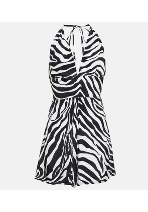 Alexandra Miro Irena zebra-print jumpsuit