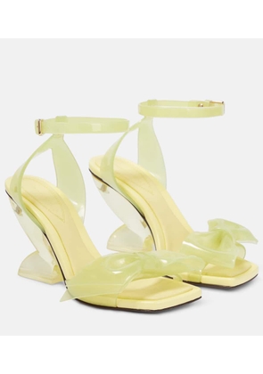 Zimmermann Jelly Bow 85 PVC wedge sandals