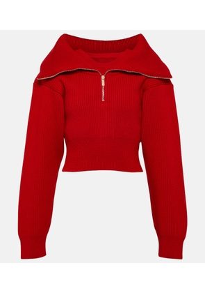 Jacquemus Le Maille Risoul cropped wool sweater