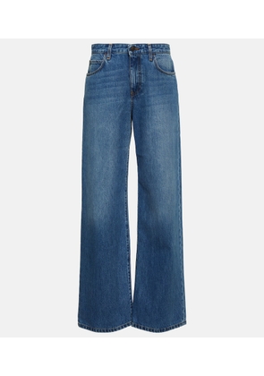 The Row Eglitta mid-rise wide-leg jeans