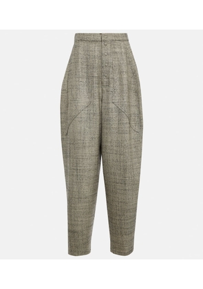 Stella McCartney High-rise tapered wool pants