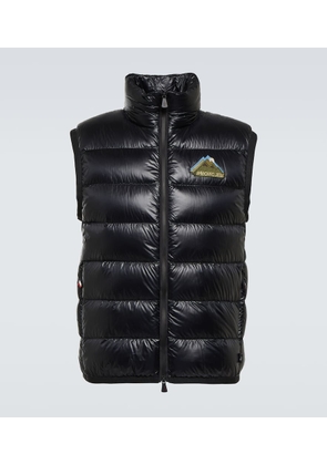 Moncler Grenoble Jersey and ripstop down vest