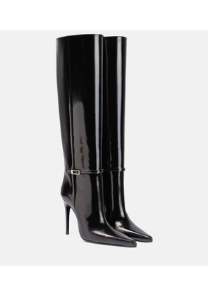 Saint Laurent Vendome 110 leather knee-high boots