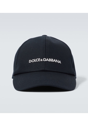 Dolce&Gabbana Logo cotton baseball cap