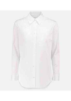 The Row Petra cotton-blend shirt
