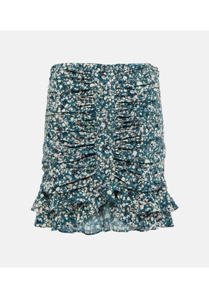 Isabel Marant Milendi silk-blend miniskirt