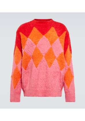 Sacai Jacquard cotton sweater