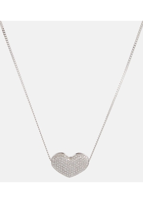 Eéra Heart 18kt white gold necklace with diamonds