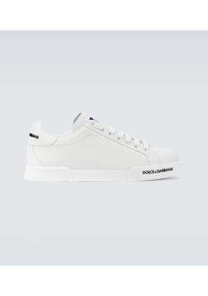 Dolce&Gabbana Port Light leather sneakers