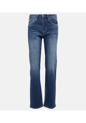 AG Jeans Alexxis high-rise straight-leg jeans