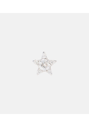 Maria Tash Diamond Star 18kt white gold and diamond single earring