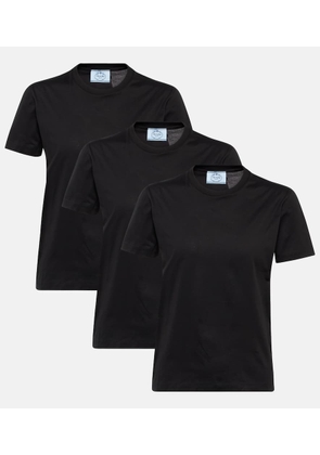 Prada Pack of 3 cotton T-shirts